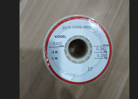 お買い得 産業用途向け 99.2% ニッケル含有 0.025mm ニッケル200ワイヤー オンライン