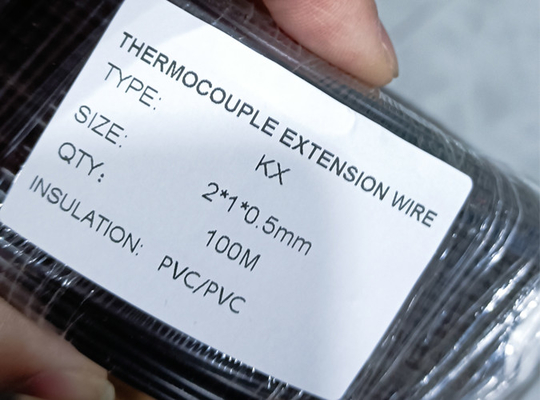 よい価格 ポリ塩化ビニールの外装が付いているKPXの熱電対のタイプK赤く黒いポリ塩化ビニールの絶縁材の延長ケーブル0.5*2 オンライン